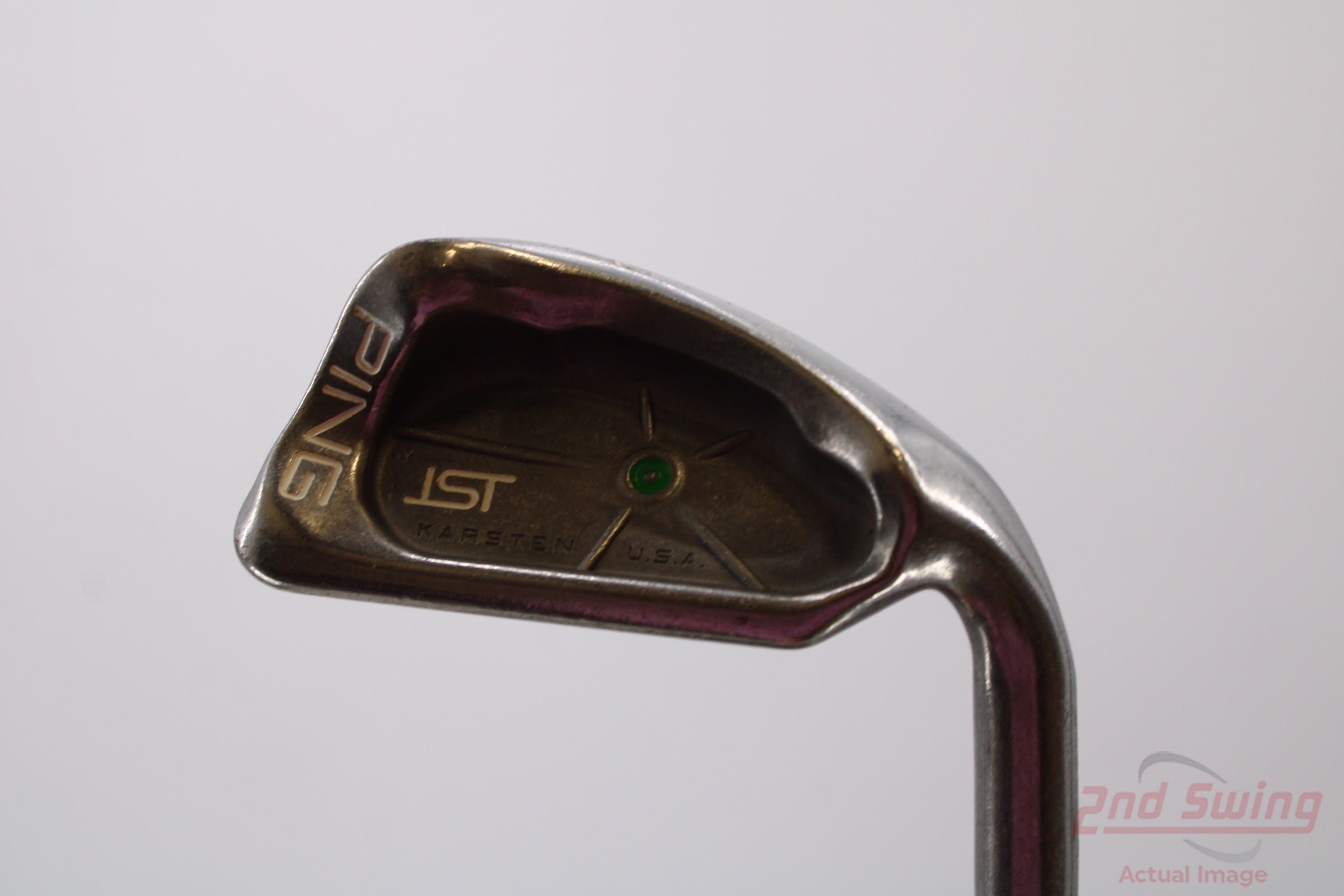 Golf clubs irons set online PING ISI green dot