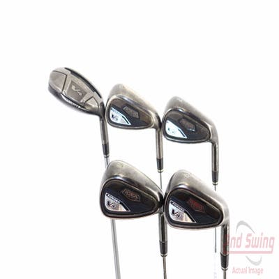 Adams Idea Tech V4.0 Hybrid Iron Set 5-9 Iron Stock Steel Shaft Steel Regular Right Handed 38.5in