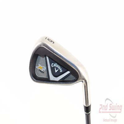 Callaway X2 Hot Single Iron 6 Iron Stock Graphite Senior Right Handed 37.5in