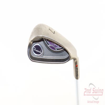 Ping Rhapsody Single Iron 7 Iron Ping ULT 129I Ladies Graphite Ladies Right Handed Red dot 36.75in