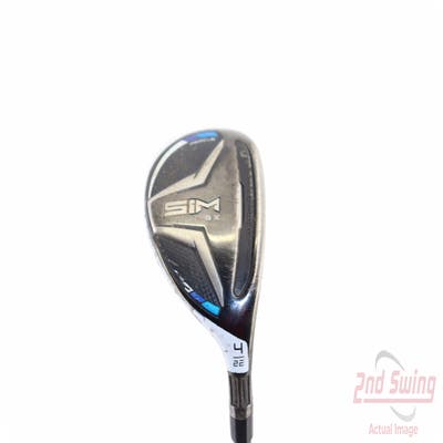 TaylorMade SIM MAX Hybrid 4 Hybrid 22° Fujikura Ventus Blue 5 Graphite Senior Right Handed 40.25in