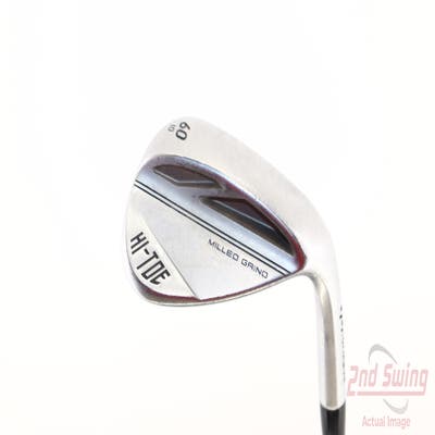 TaylorMade Milled Grind HI-TOE 3 Chrome Wedge Lob LW 60° 10 Deg Bounce Stock Steel Shaft Steel Stiff Right Handed 35.0in