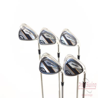 Callaway Mavrik Iron Set 6-PW Aerotech SteelFiber fc70 Graphite Regular Right Handed 37.75in