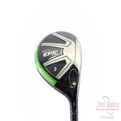 Callaway GBB Epic Fairway Wood 3 Wood 3W 15° UST Mamiya Elements Chrome 7 Graphite Tour X-Stiff Right Handed 43.0in