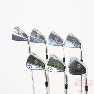 Callaway Apex MB 21 Iron Set 4-PW Project X IO 6.0 Steel Stiff Right Handed 38.0in