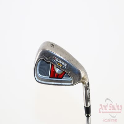 TaylorMade Burner XD Single Iron 6 Iron TM Reax Superfast 90 Steel Steel Stiff Right Handed 37.75in