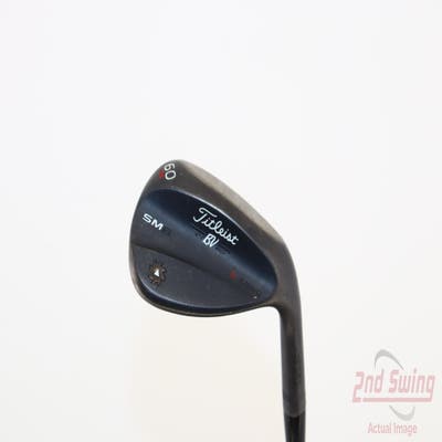 Titleist Vokey SM6 Jet Black Wedge Lob LW 60° 4 Deg Bounce L Grind SM7 BV Steel Wedge Flex Right Handed 35.0in