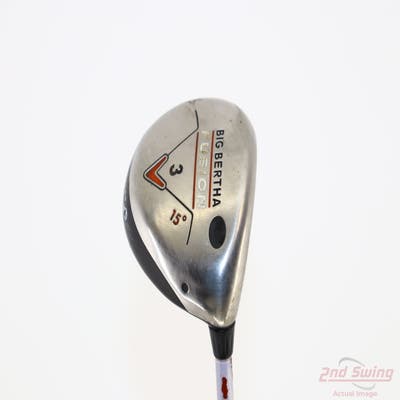 Callaway Big Bertha Fusion Fairway Wood 3 Wood 3W 15° Callaway Aldila NVS Graphite Stiff Right Handed 43.0in