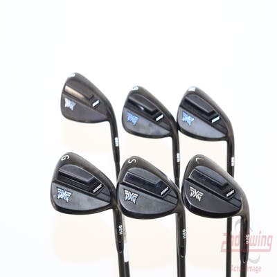 PXG 0211 XCOR2 Xtreme Dark Iron Set 8-PW GW SW LW Mitsubishi MMT 80 Graphite Stiff Right Handed 36.0in