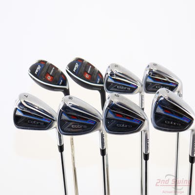 Cobra RAD Speed One Length Iron Set 3H 4H 5-PW Dynamic Gold AMT S300 Graphite Stiff Right Handed 37.5in