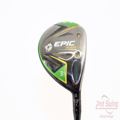 Callaway EPIC Flash Fairway Wood 3 Wood 3W 15° Project X EvenFlow Green 65 Graphite Regular Right Handed 43.0in