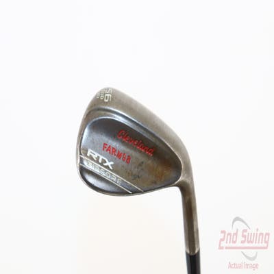 Cleveland RTX ZipCore Raw Wedge Sand SW 56° 10 Deg Bounce Dynamic Gold Spinner TI Steel Wedge Flex Right Handed 35.5in