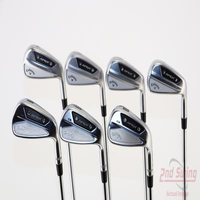 Callaway Apex CB 24/Apex Pro 24 Combo Iron Set 4-PW True Temper Dynamic Gold X100 Steel X-Stiff Right Handed 38.0in