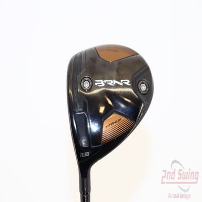 TaylorMade BRNR Mini Driver 11.5° HZRDUS Smoke Blue RDX PVD 60 Graphite Regular Left Handed 43.75in