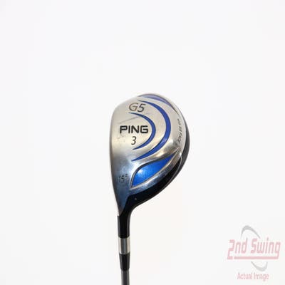 Ping G5 Fairway Wood 3 Wood 3W 15° Ping TFC 100F Graphite Regular Left Handed 43.25in