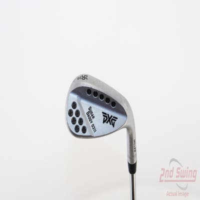 PXG 0311 Sugar Daddy Milled Chrome Wedge Sand SW 56° 10 Deg Bounce True Temper Elevate MPH 95 Steel Stiff Right Handed 35.5in