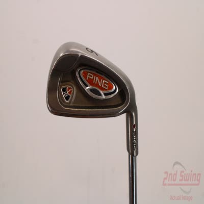 Ping i10 Single Iron 6 Iron Ping AWT Steel Stiff Right Handed Maroon Dot 39.0in