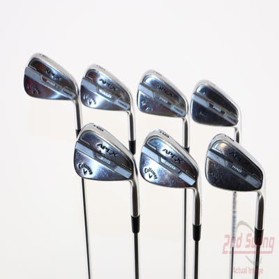 Callaway Apex Pro 21 Iron Set 4-PW Dynamic Gold Tour Issue S400 Steel Stiff Right Handed 38.0in