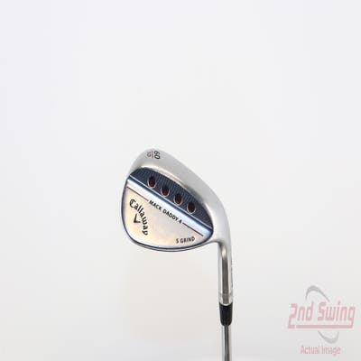 Callaway Mack Daddy 4 Chrome Wedge Lob LW 60° 10 Deg Bounce Dynamic Gold Tour Issue S200 Steel Stiff Right Handed 35.0in