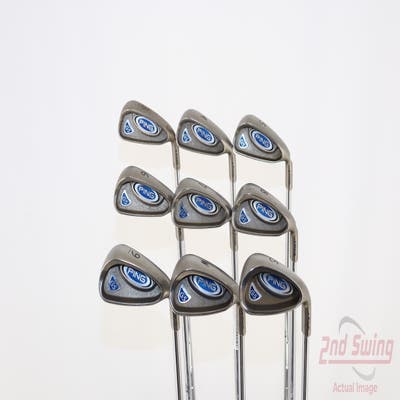 Ping G5 Iron Set 3-PW GW Stock Steel Shaft Steel Regular Right Handed Blue Dot 38.0in