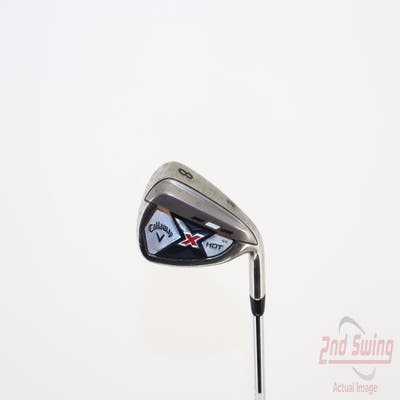 Callaway 2013 X Hot Single Iron 8 Iron Stock Steel Shaft Steel Uniflex Right Handed 36.5in