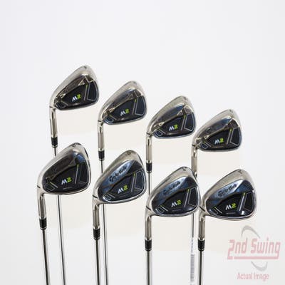 TaylorMade 2019 M2 Iron Set 4-GW TM Reax 88 HL Steel Stiff Left Handed 38.0in