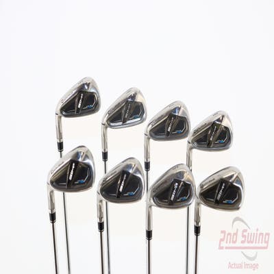 TaylorMade SIM2 MAX OS Iron Set 5-PW AW SW FST KBS MAX 85 MT Steel Regular Left Handed 38.5in