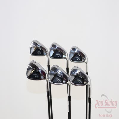 Callaway Apex DCB 21 Iron Set 6-GW Mitsubishi MMT 60 Graphite Senior Right Handed 37.5in