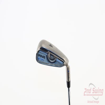 Ping 2016 G Single Iron 4 Iron Ping CFS Distance Steel Regular Right Handed Blue Dot 38.75in