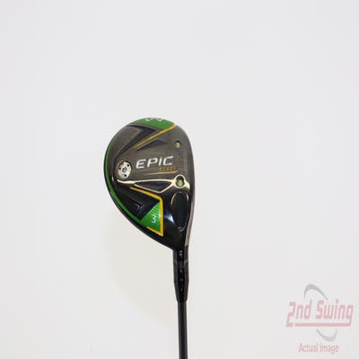 Callaway EPIC Flash Fairway Wood 3 Wood 3W 15° PX HZRDUS Smoke Black 70 Graphite Stiff Right Handed 43.5in