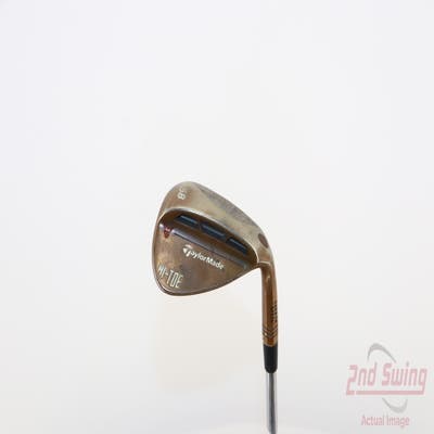 TaylorMade Milled Grind HI-TOE Wedge Lob LW 58° Stock Steel Shaft Steel Regular Right Handed 35.0in