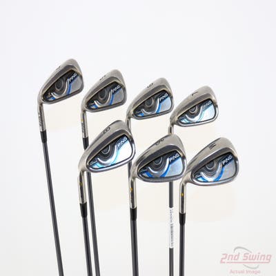 Ping Gmax Iron Set 4-PW Ping CFS Graphite Senior Left Handed Yellow Dot +1/4"