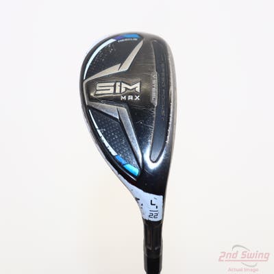 TaylorMade SIM MAX Hybrid 4 Hybrid 22° Fujikura Ventus Blue 7 Graphite Stiff Right Handed 40.5in