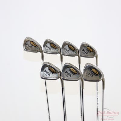 Ping i3 Oversize Iron Set 4-PW Ping JZ Steel Stiff Right Handed Green Dot +1/4"