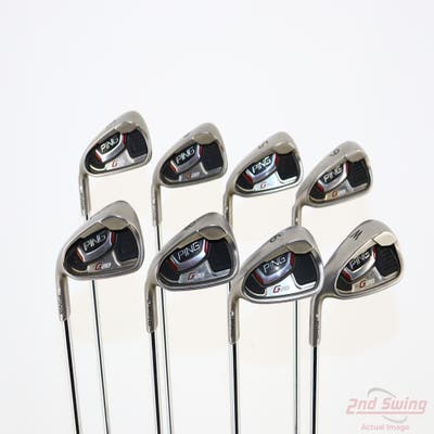 Ping G20 Iron Set 3-PW Ping CFS Steel Regular Left Handed White Dot STD