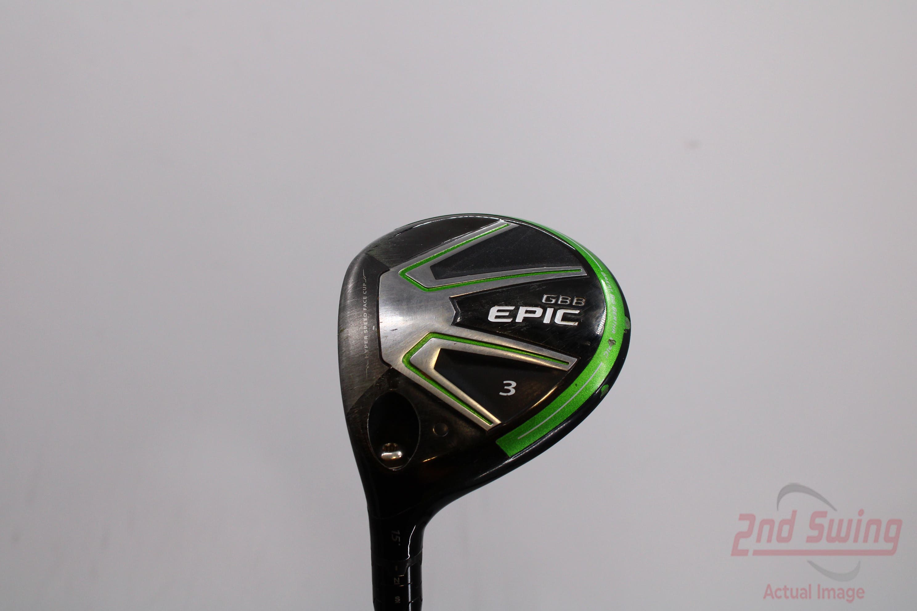 Callaway GBB Epic Fairway Wood 3 Wood 3W 15° Mitsubishi Diamana M+ Green 50  Graphite Regular Left Handed 43.0in