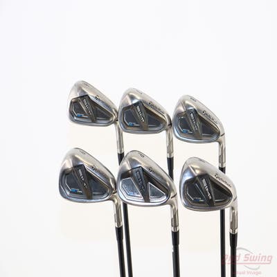 TaylorMade SIM2 MAX OS Iron Set 6-PW GW FST KBS MAX Graphite 55 Graphite Regular Right Handed STD