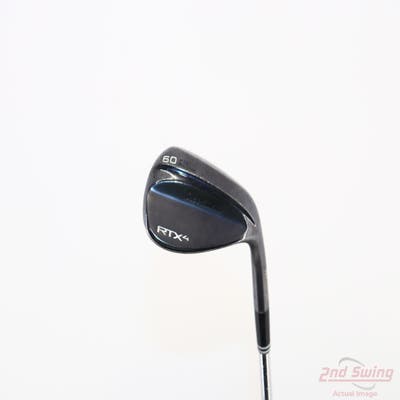 Cleveland RTX 4 Black Satin Wedge Lob LW 60° 3 Deg Bounce Dynamic Gold Tour Issue S400 Steel Stiff Right Handed 36.0in