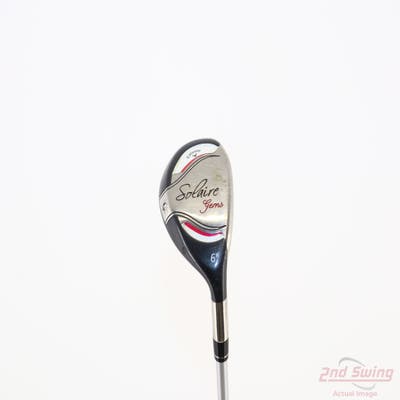 Callaway Solaire Gems Hybrid 6 Hybrid Stock Graphite Shaft Graphite Ladies Right Handed 38.5in