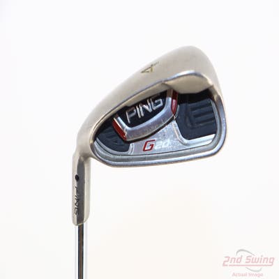 Ping G20 Single Iron 4 Iron Ping CFS Steel Regular Left Handed Black Dot 38.5in