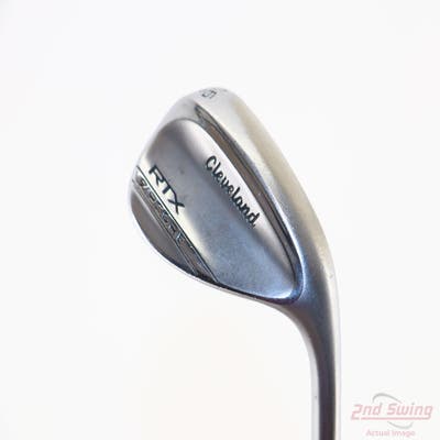 Cleveland RTX ZipCore Tour Satin Wedge Sand SW 56° 10 Deg Bounce Mid Dynamic Gold Spinner TI Steel Wedge Flex Left Handed 35.5in