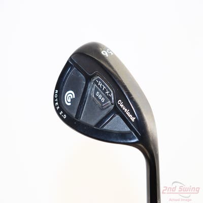 Cleveland 588 RTX 2.0 CB Black Satin Wedge Sand SW 56° Stock Steel Shaft Steel Wedge Flex Right Handed 35.5in