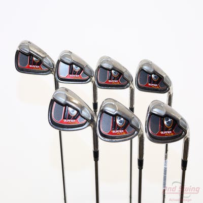 TaylorMade Burner Plus Iron Set 4-PW Stock Steel Shaft Steel Regular Right Handed +1/4"