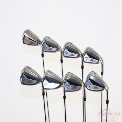 Callaway X Series N415 Iron Set 4-PW GW Callaway X Steel Steel Uniflex Right Handed +1/2"