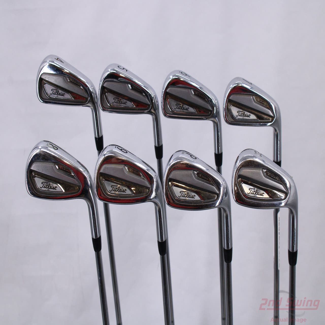 Titleist T100 Iron Set 5-GW True Temper AMT White S300 Steel Stiff ...