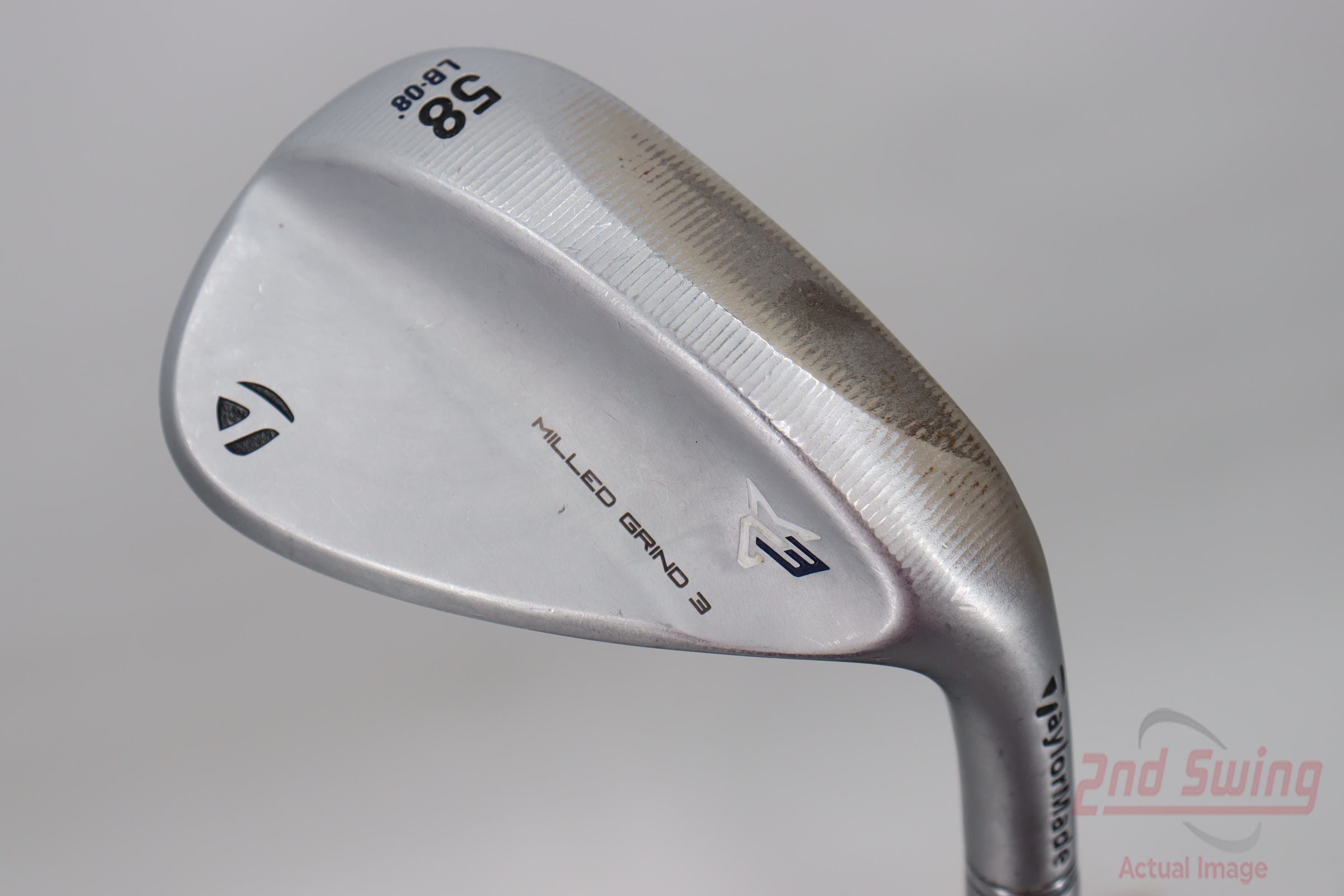 TaylorMade Milled Grind 3 Raw Chrome Wedge (X-12328899741) | 2nd