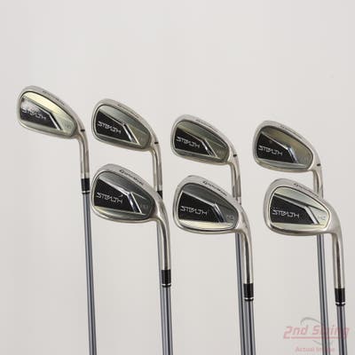 TaylorMade Stealth HD Iron Set 5-PW AW Fujikura Speeder NX 50 Graphite Regular Right Handed STD