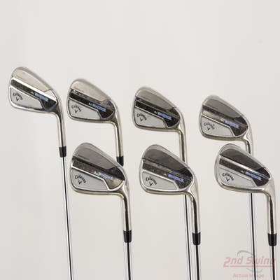 Callaway Paradym Ai Smoke Iron Set 5-PW GW True Temper Elevate MPH 95 Steel Stiff Right Handed -1/4"