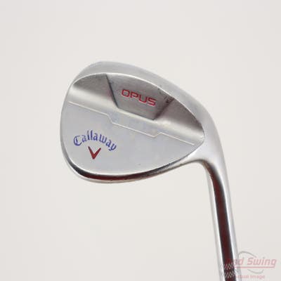 Callaway Opus Brushed Chrome Wedge Lob LW 58° 10 Deg Bounce S Grind Dynamic Gold Mid 115 Wedge Steel Wedge Flex Right Handed 35.0in