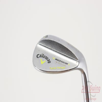 Callaway Mack Daddy 2 Chrome Wedge Lob LW 60° 9 Deg Bounce T Grind True Temper Dynamic Gold S300 Steel Wedge Flex Right Handed 35.0in